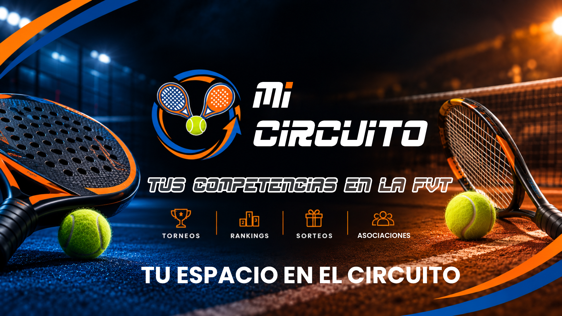 Mi Circuito FVT — tenis junior, adulto, adaptado y de playa